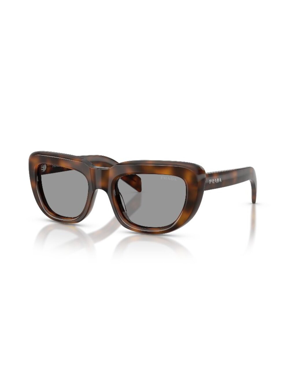 New Prada Women's Sunglasses Multicolor Grey Lens Acetate Frame PR D07S 20D50Q